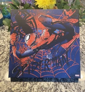Marvel Spider-Man Wall Canvases on Wooden Frame 15.5x15.5 - Picture 1 of 3