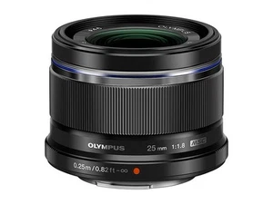 Olympus 25mm f1.8 M-Zuiko Black M4/3 Micro Four Thirds - Picture 1 of 3