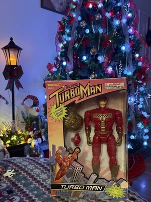Original TURBOMAN by Tiger Electronics 1996 Schwarzenegger Jingle All The Way - Image 1 of 4