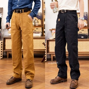 Rote Tornado Herren Hose Canvas Cargo Loose Straight Fit Freizeithose Arbeitshose - Bild 1 von 24