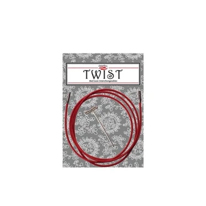 ChiaoGoo Twist Small Lace Interchangeable Cables, 37-Inch, Red - Picture 1 of 4