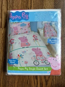 Set lenzuola e cuscini reversibili Peppa Pig bambino - stampa personaggio - Foto 1 di 3