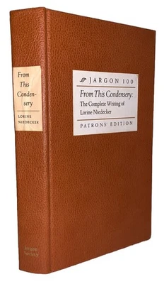 SIGNED, 1 of 100, FROM THIS CONDENSERY: THE COMPLETE WRITING OF LORINE NIEDECKER - Image 1 of 4