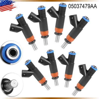 8X #05037479AA Fuel Injectors NEW Upgrade FOR 2006-2018 Dodge Charger 5.7L V8 Foto 1 de 4