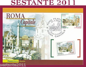 ITALIA MAXIMUM MAXI CARD 2008 ROMA CAPITALE A176 - Picture 1 of 1