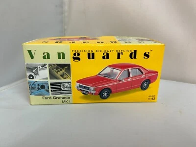 Corgi Vanguards VA52000 Die Cast Model 1:43 Ford Granada MkI Flame Red - Image 1 of 2