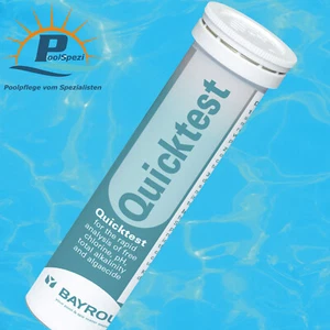 BAYROL PoolTest 4in1 Teststreifen pH Chlor Alkalinität Algenschutz Stripes Test - Bild 1 von 1
