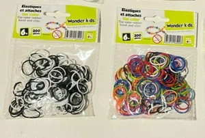 400 PCS Mini Rubber Bands MORGLES Small Elastic Hair craft - Picture 1 of 7