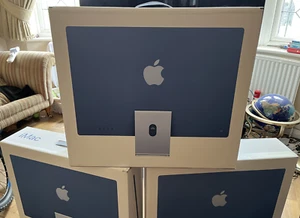 iMac M4 24" 24GB Ram 256GB SSD 10-core CPU 10-core GPU NEW RRP£1499 FastDelivery - Picture 1 of 6