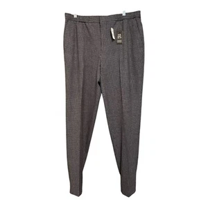 Express Publizist Ankle Mid Rise weiß schwarz Hahnentritt Anzughose Large - Bild 1 von 11