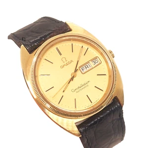 NOS OMEGA Constellation "C" Automatic Day/Date 166.0247 Gold-Capped Men's Watch - Picture 1 of 24