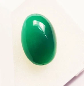 100% Natural Green Onyx Loose Gemstones 9.05 Ct With Free Gift - Picture 1 of 4