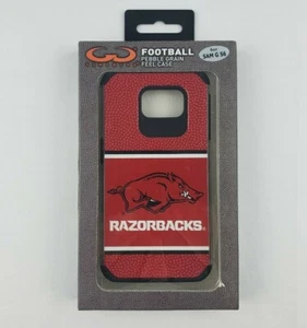 Funda de teléfono Gamewear Arkansas Razorbacks con sensación de grano de guijarros para Samsung Galaxy S6 - Imagen 1 de 3