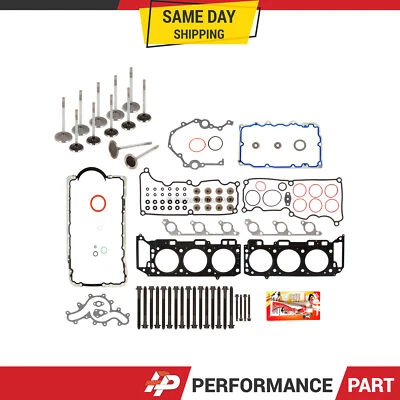Full Gasket Set Intake Exhaust Valves Fit 05-10 Ford Mustang V6 4.0L 12V SOHC - Image 1 of 4
