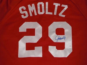 ATLANTA BRAVES JOHN SMOLTZ SIGNED JERSEY - Picture 1 of 1