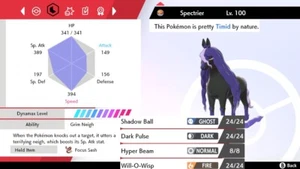 Pokemon Sword and Shield 6iv Spectrier - FAST DELIVERY! - Picture 1 of 1