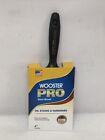 Wooster Pro 4? White Bristle Stain Flat Brush 100mm