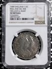 1689 G.B. William & Mary 1/2 Crown NGC gereinigt-XF Details Menge #G7077 Silber!