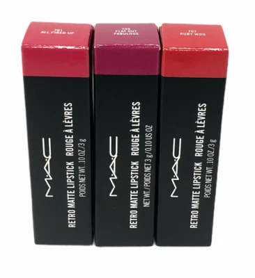 MAC Rouge A Levres Retro Matte Lipstick (0.10oz/3g) NEW; YOU PICK! - Image 1 of 2