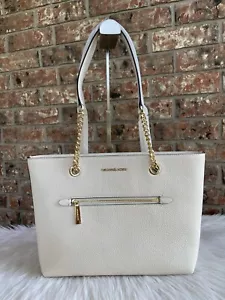 MICHAEL KORS JET SET ITEM MEDIUM FRONT ZIP POCKET CHAIN TOTE SCHULTERTASCHE - Bild 1 von 8