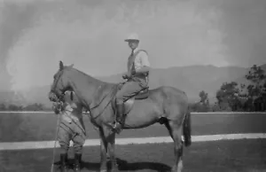 Santa Barbara Polo Club Field Vintage 1920er Jahre Foto Negative Zimmerei #5 - Bild 1 von 1