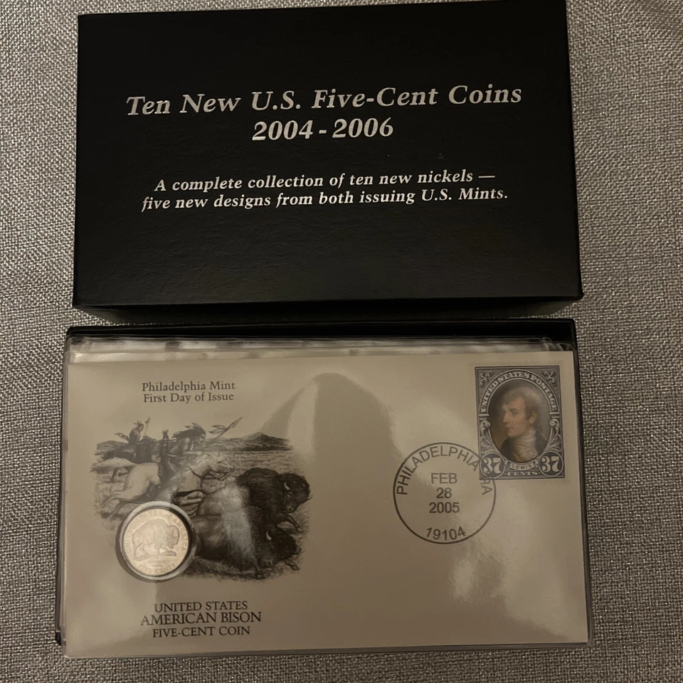 THE NEW U.S. FIVE-CENT COIN COMMEORATIVE SET-Collection 2004/2006 - Image 1 of 4
