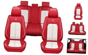 Seat Cover 5 Seats Full Set Universal Fit for Most Vehicle Sedan SUV Truck - Picture 1 of 7