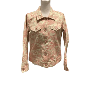 Victor Costa Occasion Langarmjacke Rosa Gold Metallic Größe XS - Bild 1 von 8