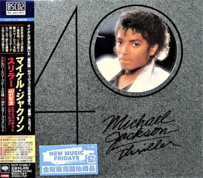 Michael Jackson SEALED NEW 2CD(BSCD2) "Thriller" 40th Anniv. Special Ed. OBI - Image 1 of 3