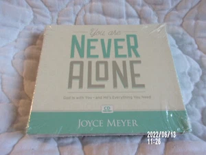 YOU ARE NEVER ALONE GOD IS WITH YOU CD AUDIO BOOK NEW JOYCE MEYER CHRISTIAN - Bild 1 von 4