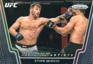 2021 Panini UFC Prizm STIPE MIOCIC MMA Knockout Artists Insert Base Card No 7 - Picture 1 of 2