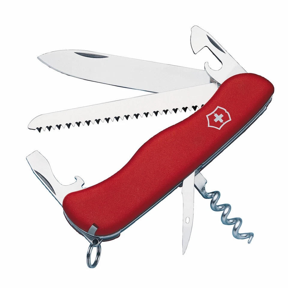 Victorinox Swiss Army Forester Lock Blade Knife | Red 35520 - Image 1 of 1
