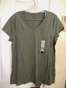 NEW Women's Green t-shirt, Junior's size XL (15-17) NO BOUNDARIES - Picture 1 of 2