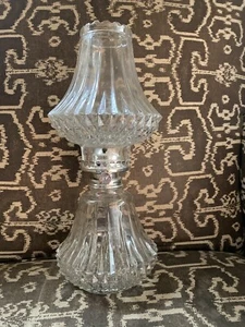 Vintage Light Oil Clear Glass Wick - Picture 1 of 7