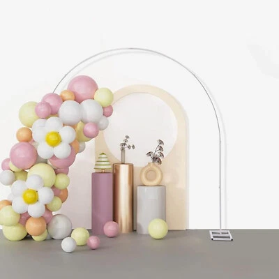 Arco de flor de casamento 7,5 pés, estrutura de balão de ferro para casamento, suporte para festa suporte rack - Imagem 1 de 4