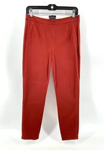 J Crew Women's Martie Skinny Mid Rise Rust Chino Khaki Stretch Pants Size 2T - Picture 1 of 13