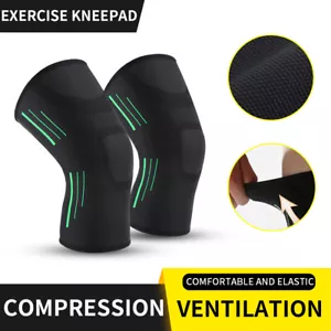 1/2Pcs Sports Knee Pads Mountain Running Football Badminton Basketball Leg Pads - Picture 1 of 17