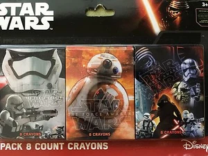 Paquete de 3 crayones Star Wars Force Awakens (8 crayones por paquete) - Imagen 1 de 1
