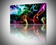 4 Sizes - Colorful Smoke Abstract CANVAS PRINT Home Wall Art Decor Giclee