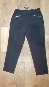 Boutique Moschino Women's Black Dress Pant Trousers size uk 12 - Picture 1 of 12