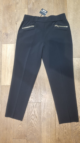 Boutique Moschino pantaloni donna neri eleganti taglia uk 12