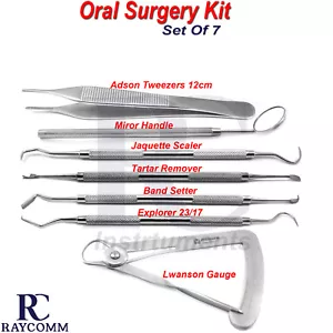 Dental Tartar Calculus Remover Explorer Dentistry Dental Examination Kit Tools - Picture 1 of 8