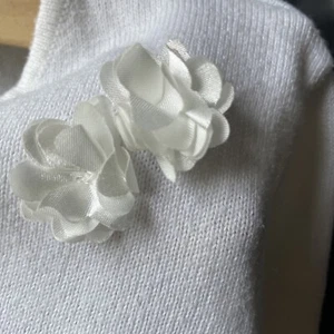 Est. 1989 PLACE Girl’s White Mini Crop Sweater - Picture 1 of 7