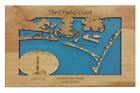 Cape Lookout, Southern Outer Banks, Nc - Laser Cut Wood Map | Wall Art