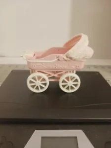 Vintage Mattel 1998 BARBIE Kelly Tiny Steps Pink Stroller Pram Clean! - Picture 1 of 8