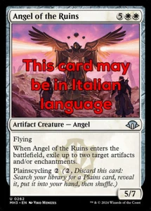 MTG 4x ANGEL OF THE RUINS EXC - ANGELO DELLE ROVINE 262 - MH3 - MAGIC - Imagen 1 de 1