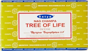Satya Nag Champa Lebensbaum Räucherstäbchen - Box 12 Stück - Bild 1 von 5