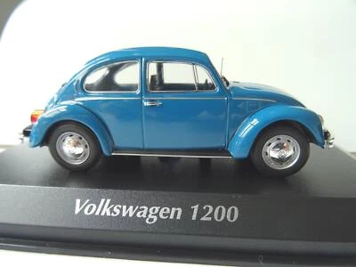 + VOLKSWAGEN VW Maggiolino 1200 Modellino Maxi-/Minichamps 1:43 Blu 940057101 - Immagine 1 di 4