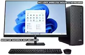 New HP S01 Slim Desktop PC 12th Gen Core i3-12100 4.30GHz 16GB 512GB SSD Win 11 - Picture 1 of 14