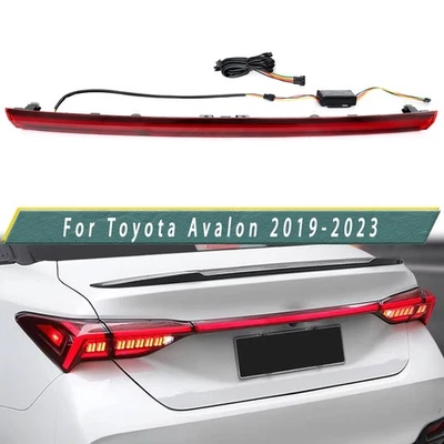 For Toyota Avalon 2019-2023 Red LED Lens Rear Trunk Center Brake Light Tail Lamp Foto 1 de 4
